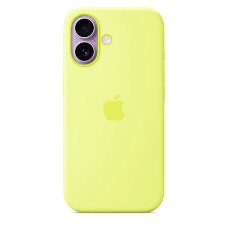 iPhone 17 Original Apple Silikone Cover - MagSafe Kompatibel - Neon Yellow (MGEV4ZM/A)