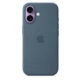 iPhone 17 Original Apple Silikone Cover - MagSafe Kompatibel - Anchor Blue (MGEW4ZM/A)