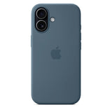 iPhone 17 Original Apple Silikone Cover - MagSafe Kompatibel - Anchor Blue (MGEW4ZM/A)