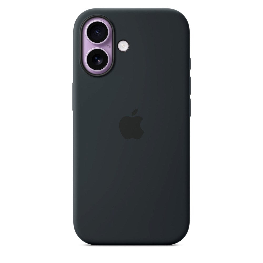 iPhone 17 Original Apple Silikone Cover - MagSafe Kompatibel - Black (MGF14ZM/A)