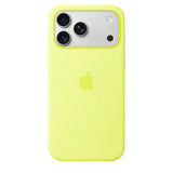 iPhone 17 Pro Max Original Apple Silikone Cover - MagSafe Kompatibel - Neon Yellow (MGFM4ZM/A)
