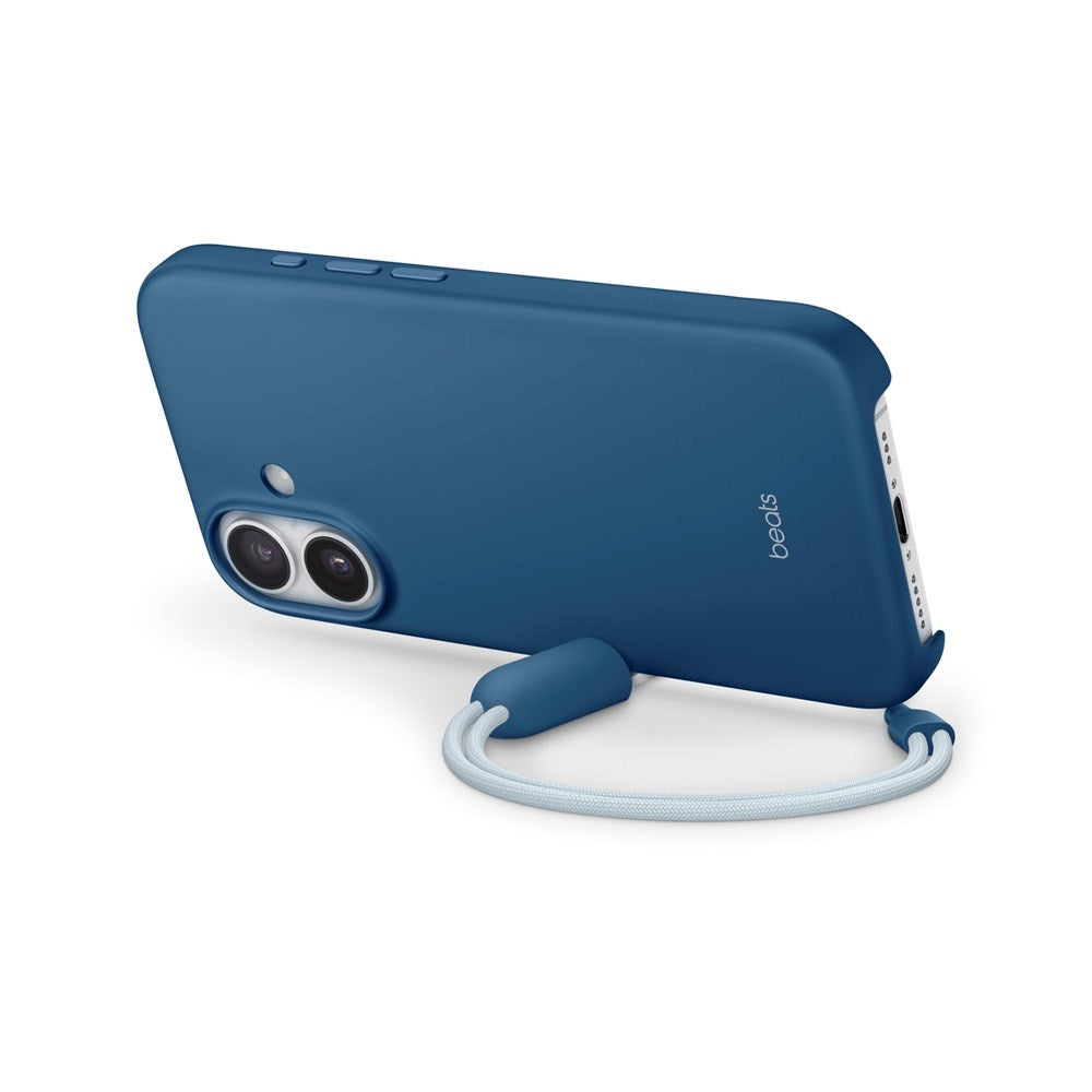 iPhone 17 Original Apple Beats Cover m. Strop - MagSafe Kompatibel - Bedrock Blue