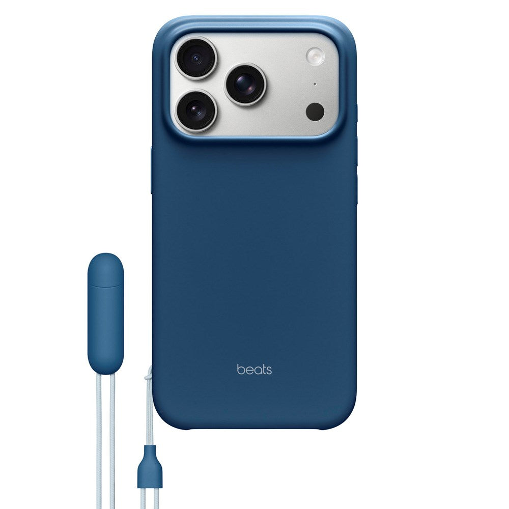 iPhone 17 Pro Original Apple Beats Cover m. Strop - MagSafe Kompatibel - Bedrock Blue