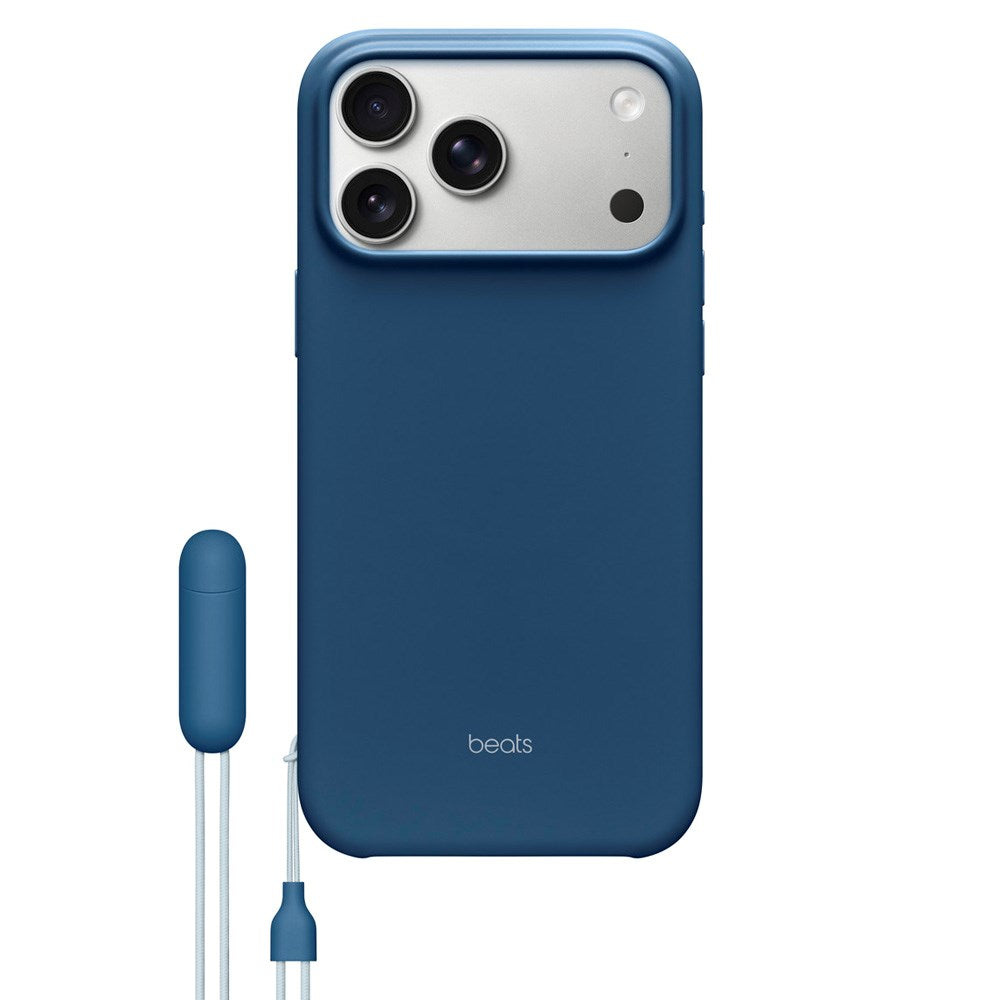 iPhone 17 Pro Max Original Apple Beats Cover m. Strop - MagSafe Kompatibel - Bedrock Blue