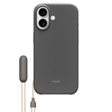 iPhone 17 Original Apple Beats Cover m. Strop - MagSafe Kompatibel - Granite Gray
