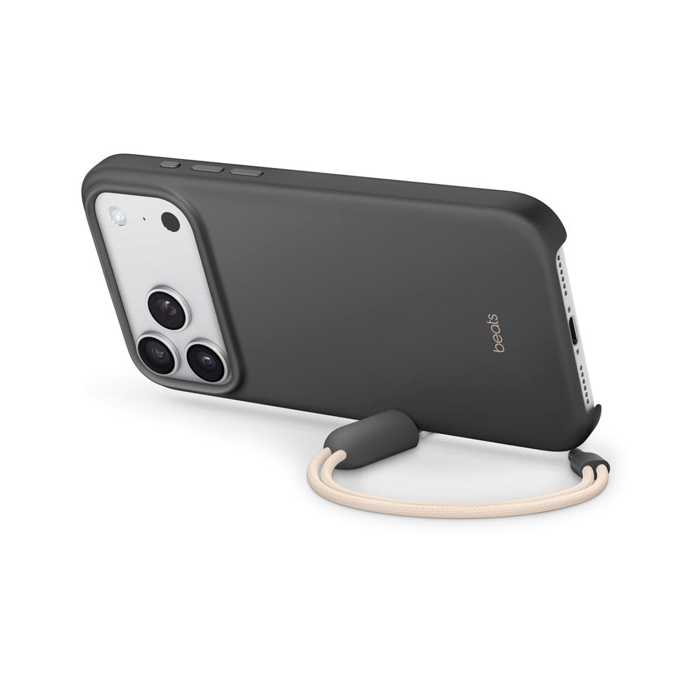 iPhone 17 Pro Max Original Apple Beats Cover m. Strop - MagSafe Kompatibel - Granite Gray