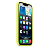 Original Apple iPhone 17e / 16e Silikone Bagside Cover - Neon Yellow (MGYW4ZM/A)