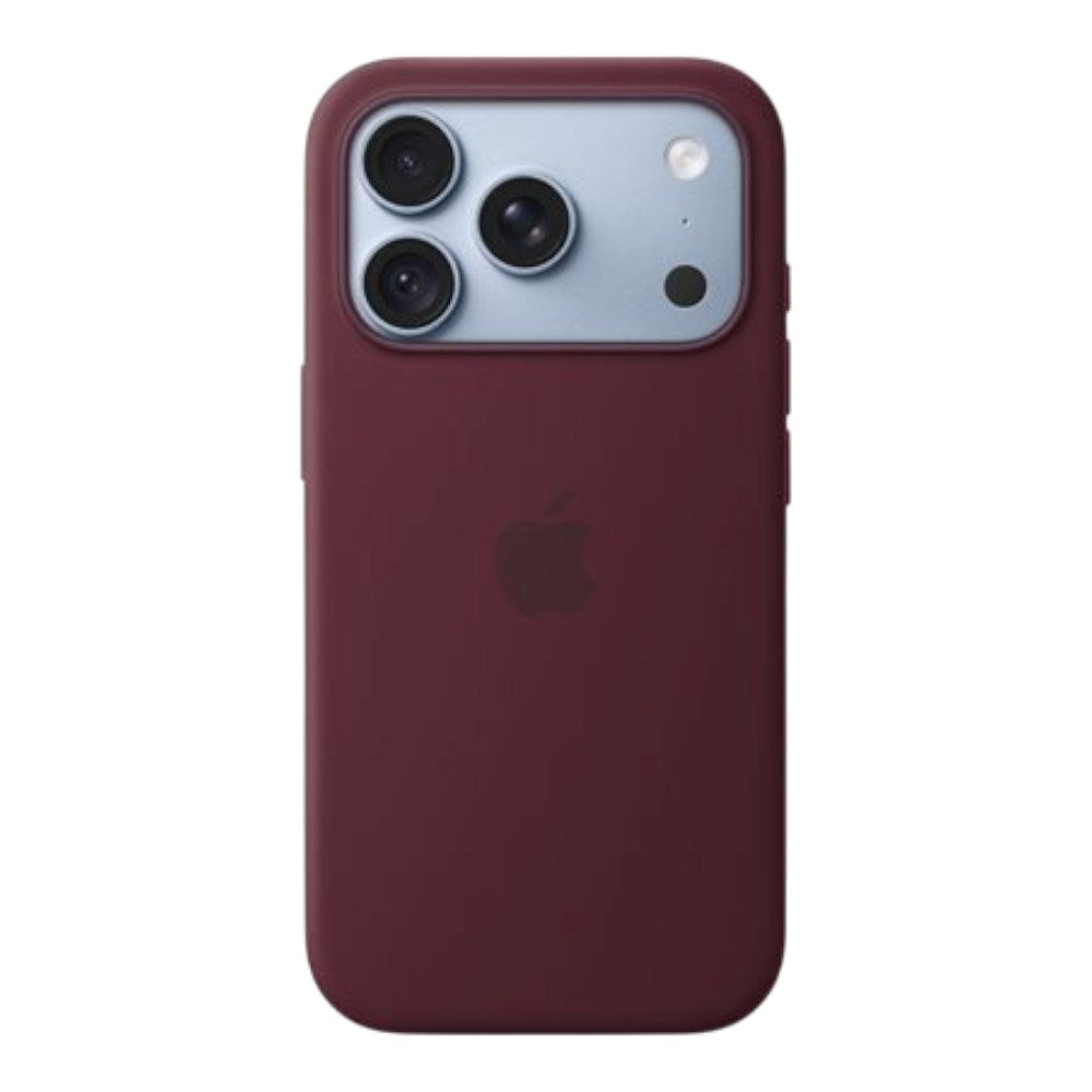 iPhone 18 Pro Original Apple Silikone Cover - MagSafe Kompatibel - Burgundy (MK8U4ZM/A)