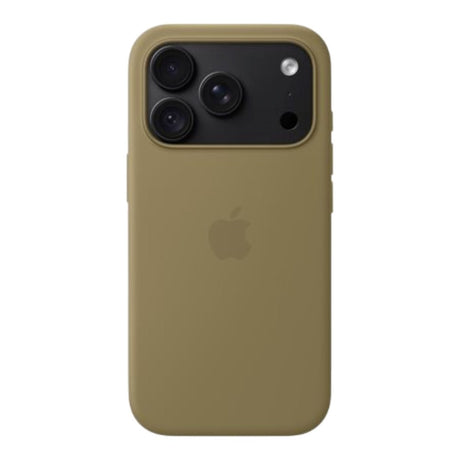 iPhone 18 Pro Original Apple Silikone Cover - MagSafe Kompatibel - Olive (MK8V4ZM/A)