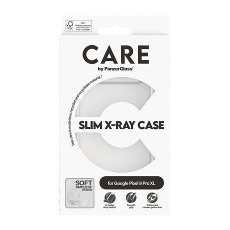 CARE by PanzerGlass Google Pixel 9 Pro XL FASHION X-Ray Soft Basic Bagside Cover - Transparent