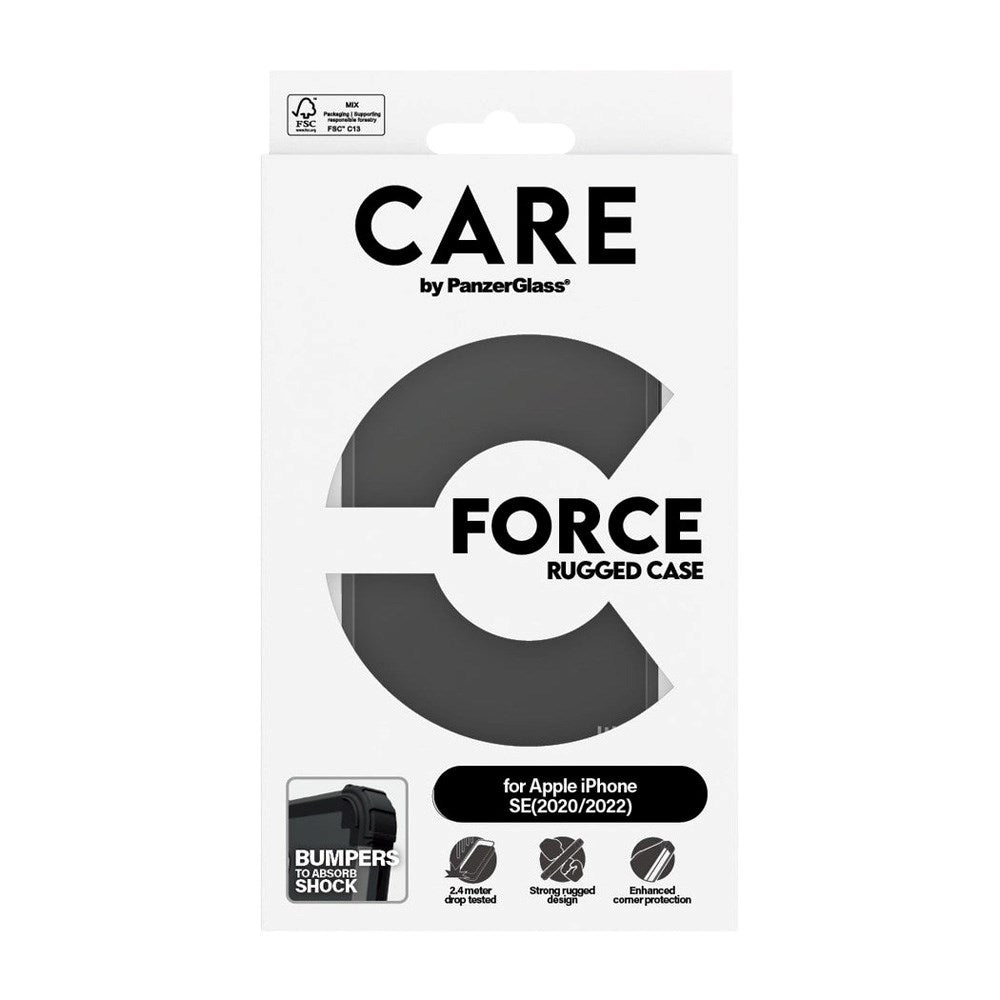 iPhone SE (2020 / 2022) CARE by PanzerGlass Fashionable FORCE Case - Sort