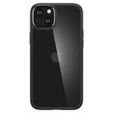 iPhone 15 Plus Spigen Ultra Hybrid Case - Gennemsigtig / Sort