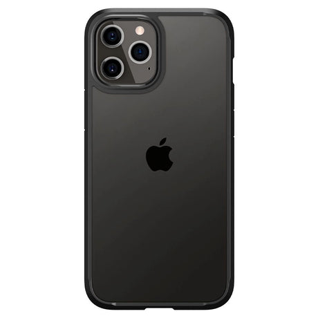 iPhone 12 / 12 Pro Spigen Ultra Hybrid Cover - Gennemsigtig / Sort