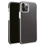 iPhone 13 Pro Max Vivanco Rock Solid Bagside Cover - Gennemsigtig & Sort