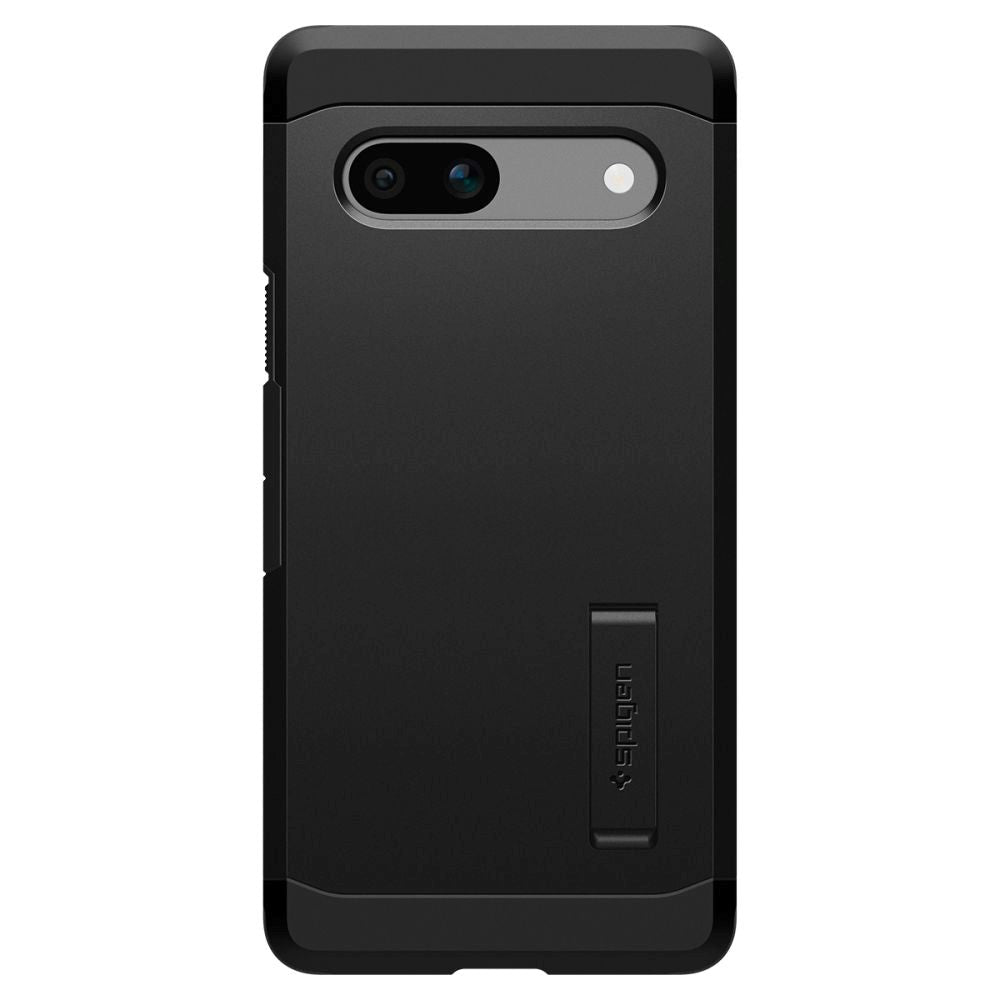 Google Pixel 7A Spigen Tough Armor Case m. Kickstand - Sort