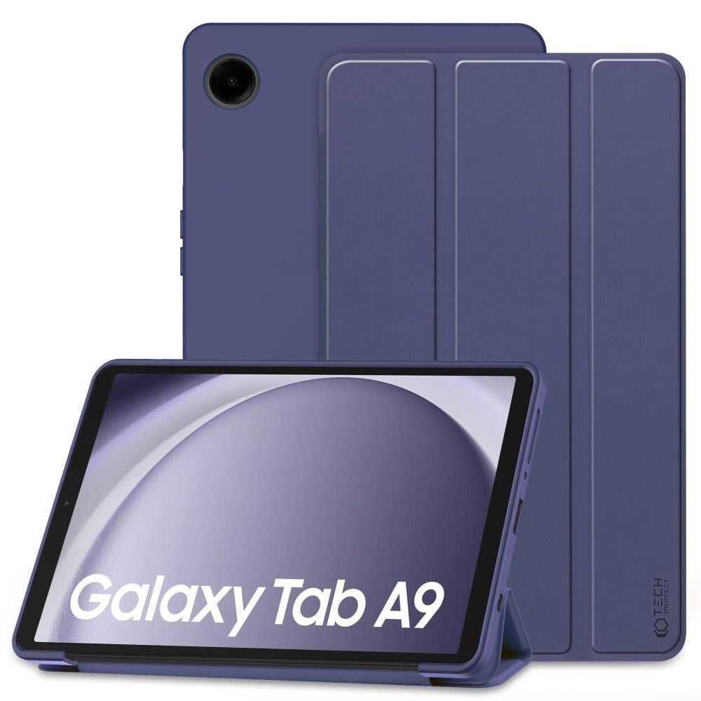 Samsung Galaxy Tab A9 Tech-Protect Smartcase Cover Tri-fold - Blå