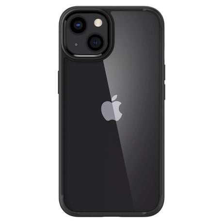 iPhone 13 Spigen Ultra Hybrid Bagside Cover - Gennemsigtig / Sort