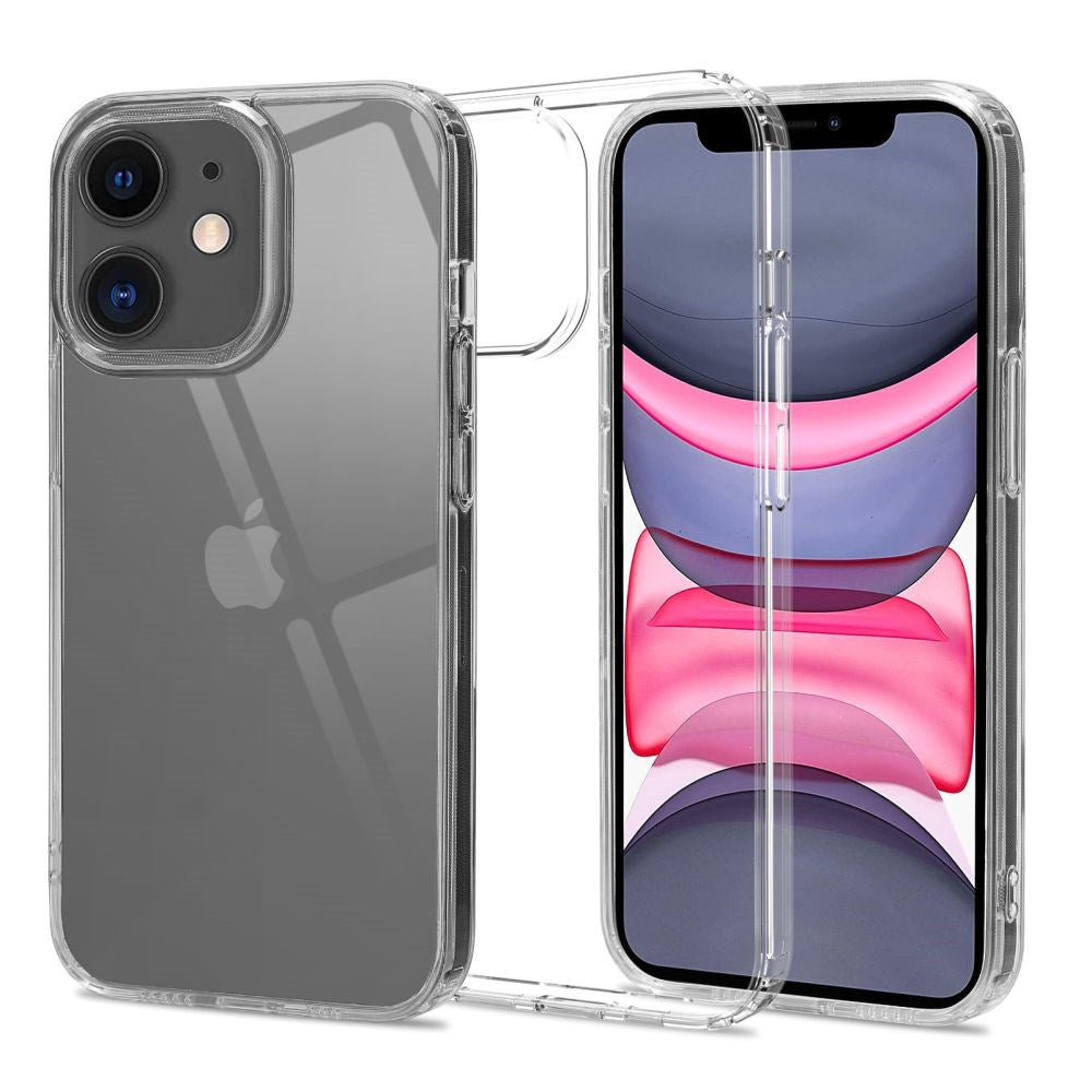 iPhone 11 Tech-Protect Flexair Hybrid Bagside Cover - Gennemsigtig