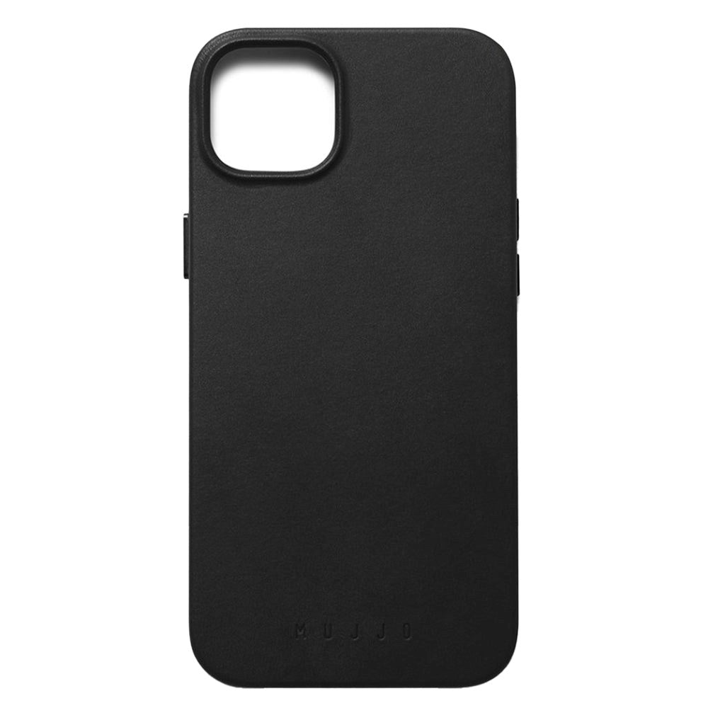 Mujjo iPhone 14 Plus Leather Cover - MagSafe Kompatibel - Sort