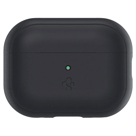 Apple Airpods Pro (2. gen.) Spigen Silicone Fit Cover m. Strop - Sort