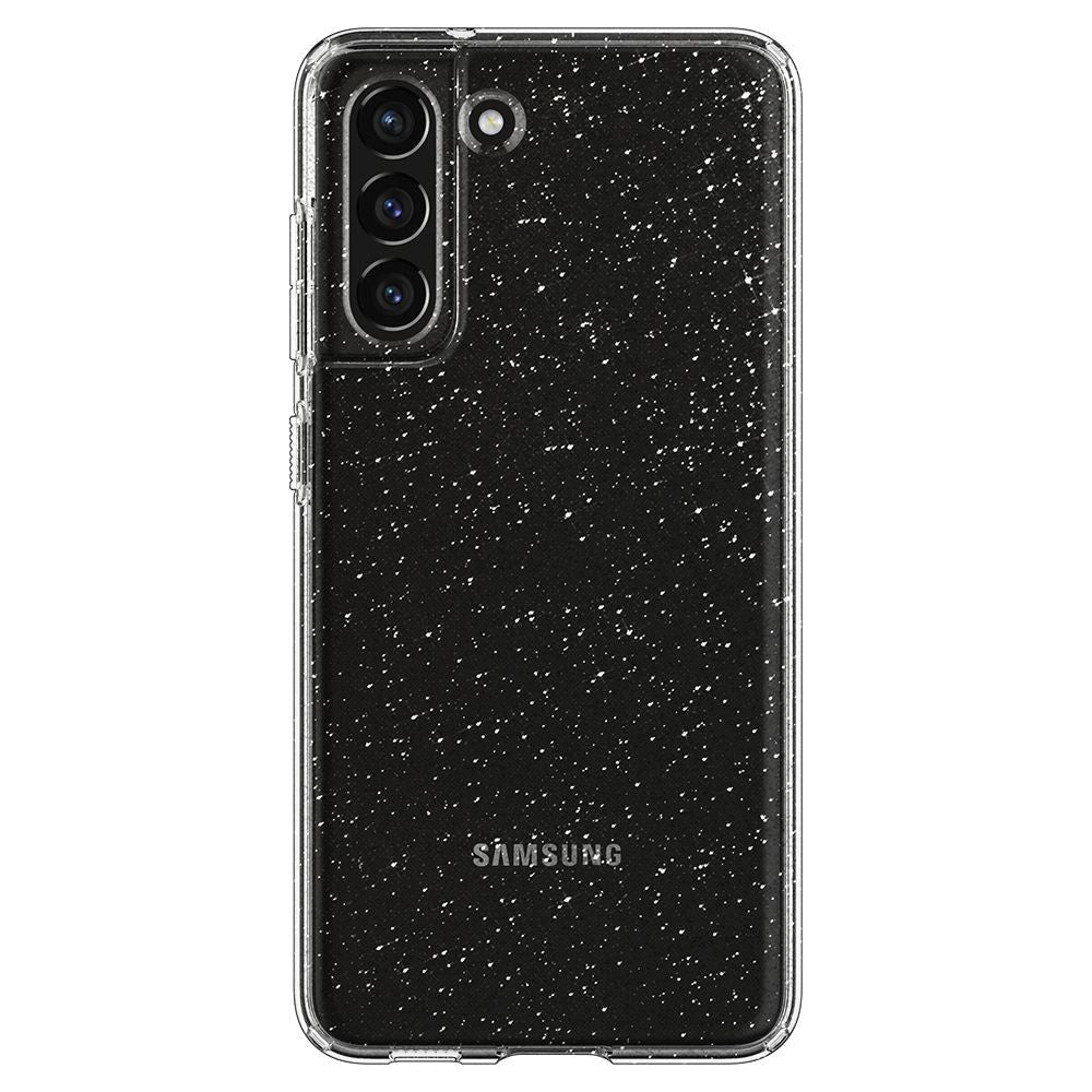 Spigen Samsung Galaxy S21 FE (5G) Liquid Crystal Glitter Cover - Gennemsigtig