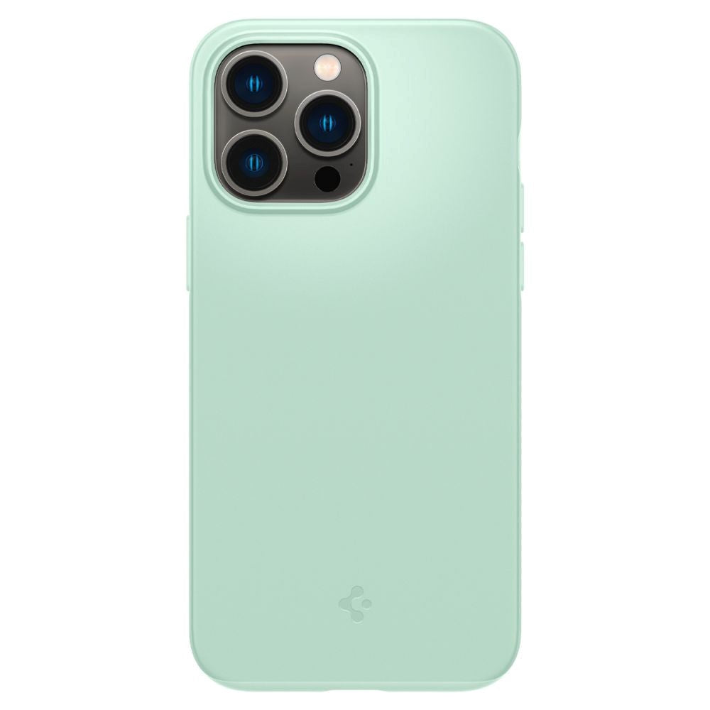 iPhone 14 Spigen Thin Fit Bagside Cover - Mint Grøn