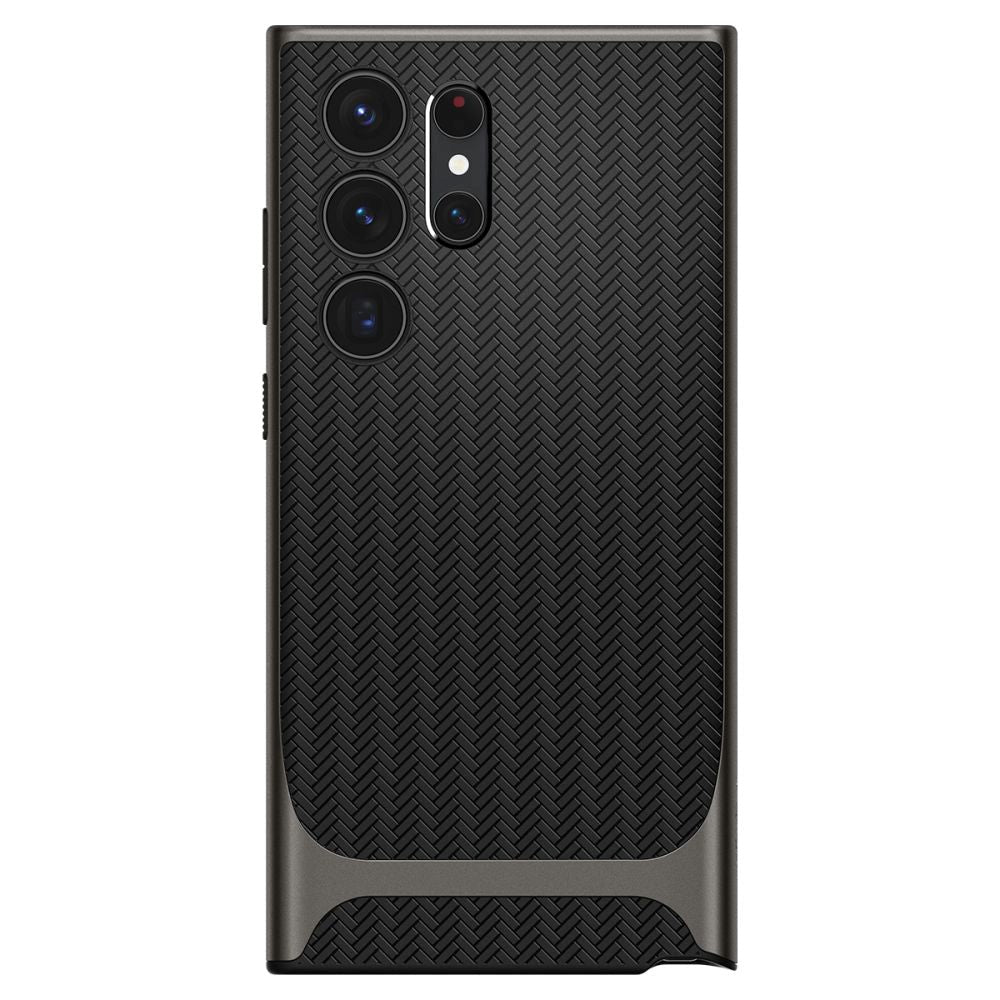 Samsung Galaxy S23 Ultra Spigen Neo Hybrid Bagside Cover - Gunmetal