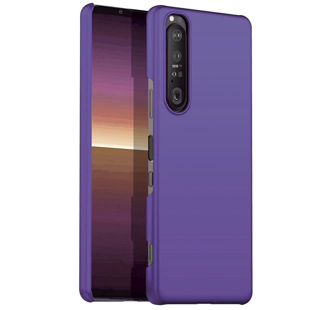 Sony Xperia 1 IV Ultra Slim Bagsidecover - Modstandsdygtig mod Ridser - Blå/Lilla