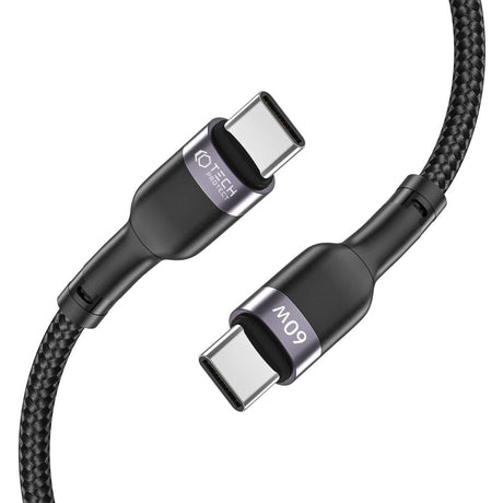 Tech-Protect Ultraboost USB-C til USB-C Kabel PD60W/3A 2m - Sort