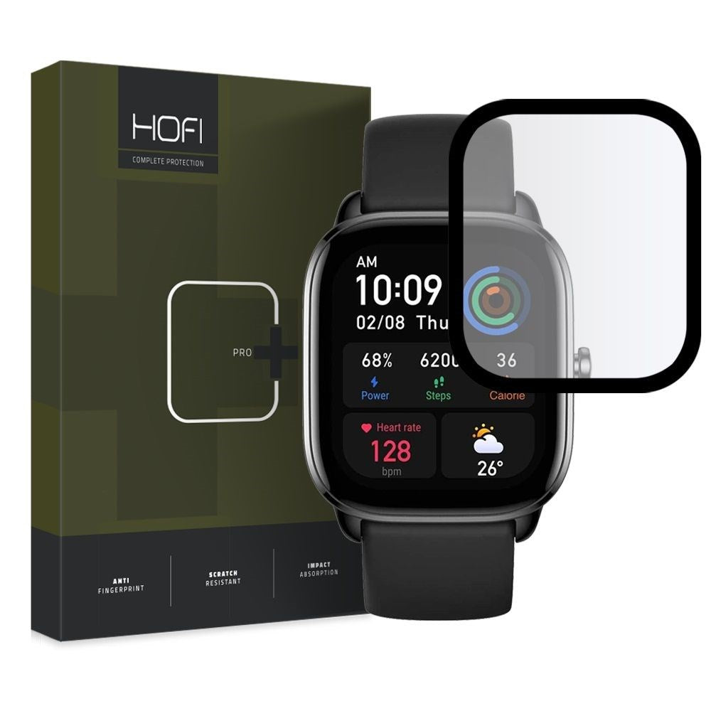 Amazfit GTS 4 Mini Hofi Hybrid Pro+ Beskyttelsesglas - Gennemsigtig / Sort