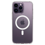 iPhone 14 Pro Max Spigen Ultra Hybrid Bagside Cover - MagSafe Kompatibel - Mat Gennemsigtig / Hvid