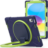 Tech-Protect iPad 10.9" (2022) X-Armor Cover - Kickstand - Blå / Grøn