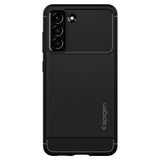 Samsung Galaxy S21 FE (5G) Spigen Rugged Armor Bagside Cover - Sort