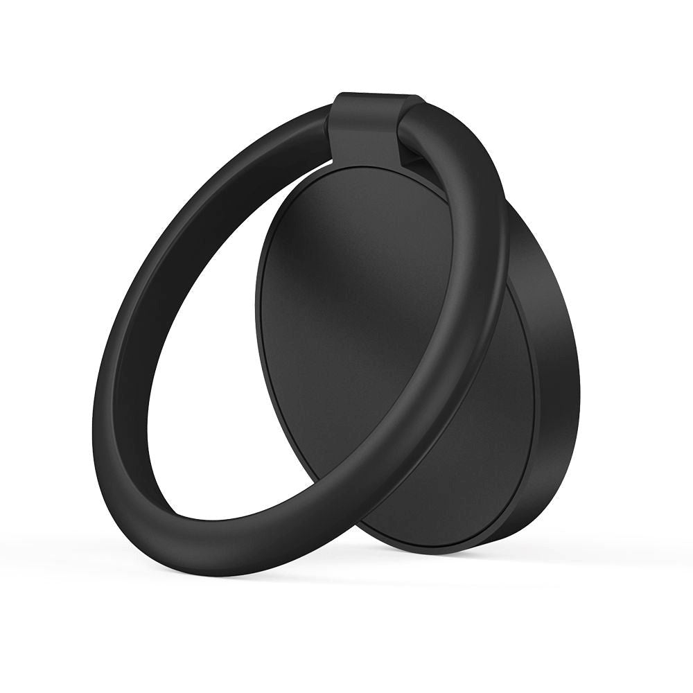 Smartphone Finger Ring fra Tech-Protect m. 3M Klister - Magnetisk - Sort