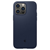 iPhone 14 Pro Spigen Mag Armor Bagside Cover - MagSafe Kompatibel - Navy Blue