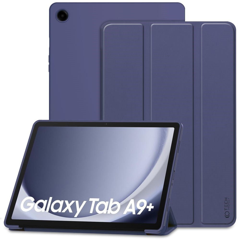 Samsung Galaxy Tab A9+ (Plus) Tech-Protect Smartcase Cover Tri-fold - Blå