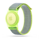 Tech-Protect Nylon - Apple Airtag Rem til Børn - Lime