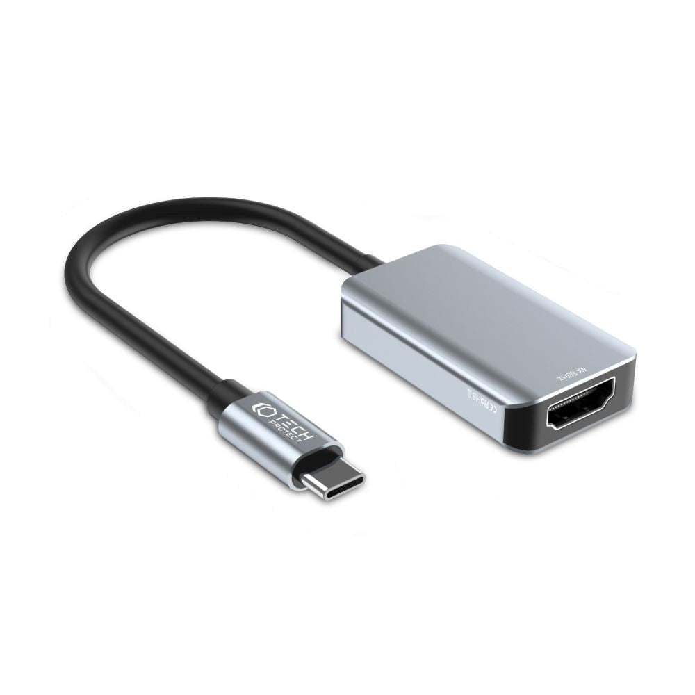 Ultraboost Tech-Protect USB-C til HDMI Adapter - Sort