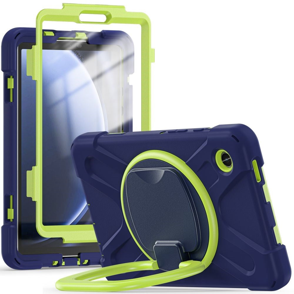 Tech-Protect Samsung Galaxy Tab A9 X-Armor Cover - Kickstand - Blå / Grøn