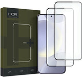 Samsung Galaxy S24+ (Plus) Hofi Glass Pro+ Skærmbeskyttelsesglas - Case Friendly - 2-Pak - Sort Kant