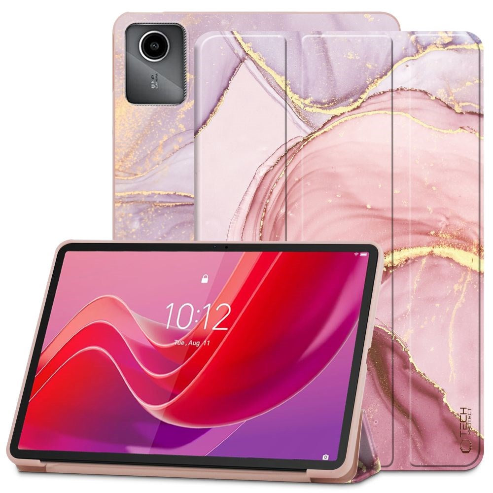 Lenovo Tab M11 Tech-Protect Smartcase Tri-fold Cover - Marble