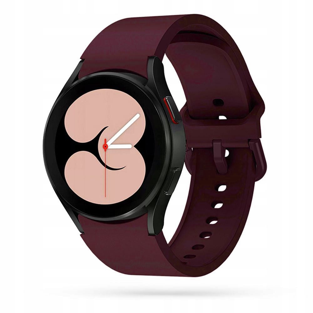 Samsung Galaxy Watch 4 (40-44mm) / Watch 4 Classic (42-46mm) Tech-Protect Icon Band Rem - Bordeaux