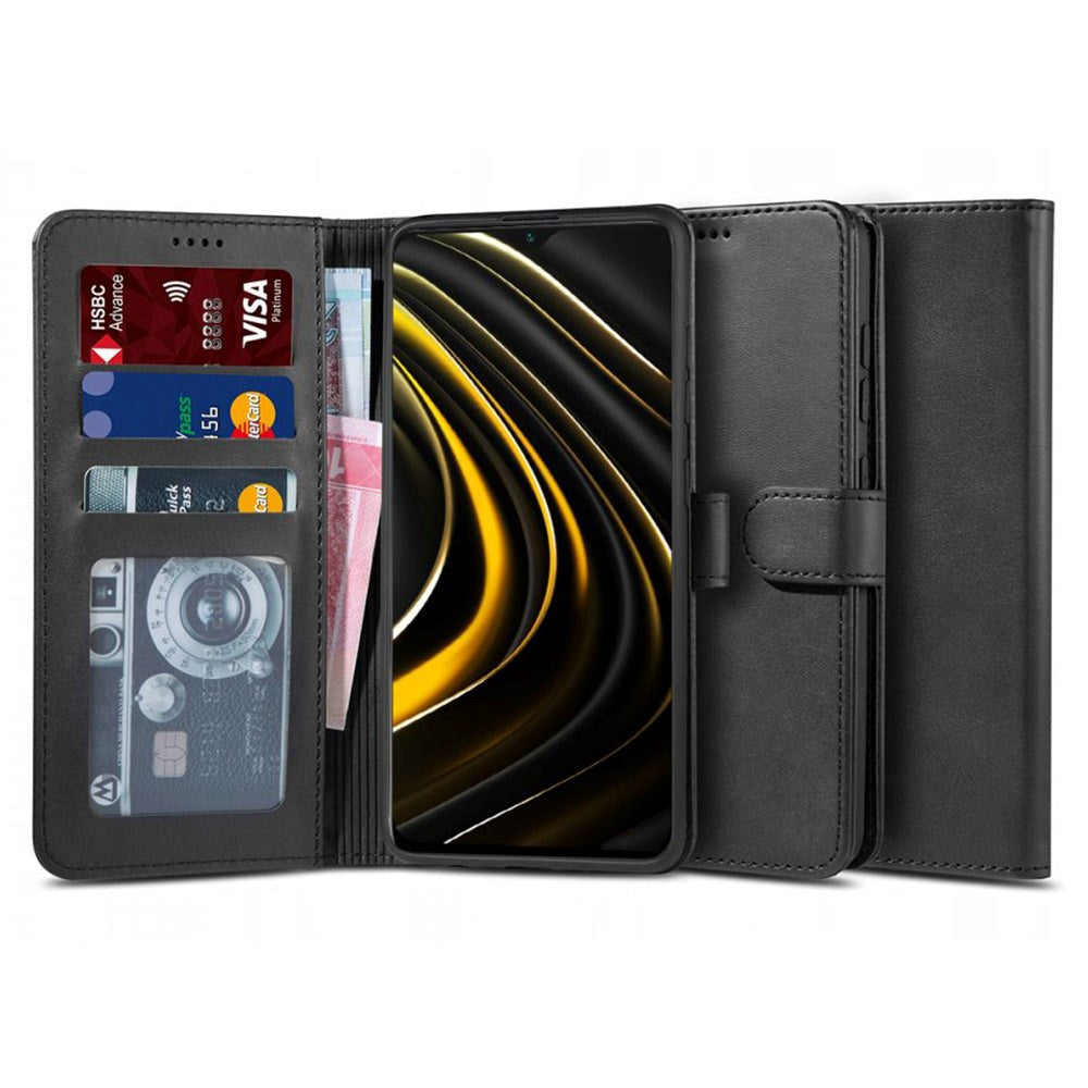 Xiaomi Poco M3 Tech-Protect Wallet 2 Cover - Sort