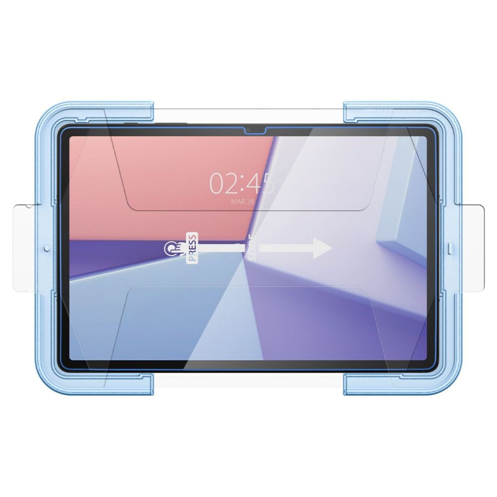 Samsung Galaxy Tab S9+ (Plus) Spigen EZ Fit Glas.tR Skærmbeskyttelse - Case Friendly - Gennemsigtig