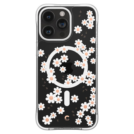 iPhone 15 Pro Max Cyrill Cecile Plastik Bagside Cover m. Strop - MagSafe Kompatibel - White Daisy