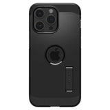 iPhone 15 Pro Max Spigen Tough Armor Case m. Kickstand - MagSafe Kompatibel - Sort - (DEMO)