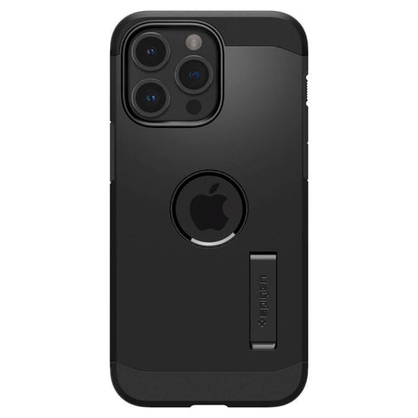 iPhone 15 Pro Max Spigen Tough Armor Case m. Kickstand - MagSafe Kompatibel - Sort - (DEMO)