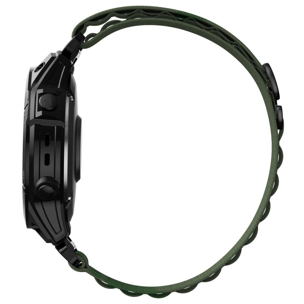 Universal Garmin 26mm QuickFit Tech-Protect Nylon Pro Rem - Grøn