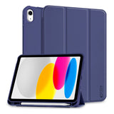 Tech-Protect Smartcase iPad 10.9" (2022) Tri-fold Cover m. Pen Holder - Blå