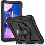 Lenovo Tab M10 Plus (3. Gen) 10.6" (TB-125F/128F) Tech-Protect Solid360 Håndværker Case m. Beskyttelsesfilm - Sort